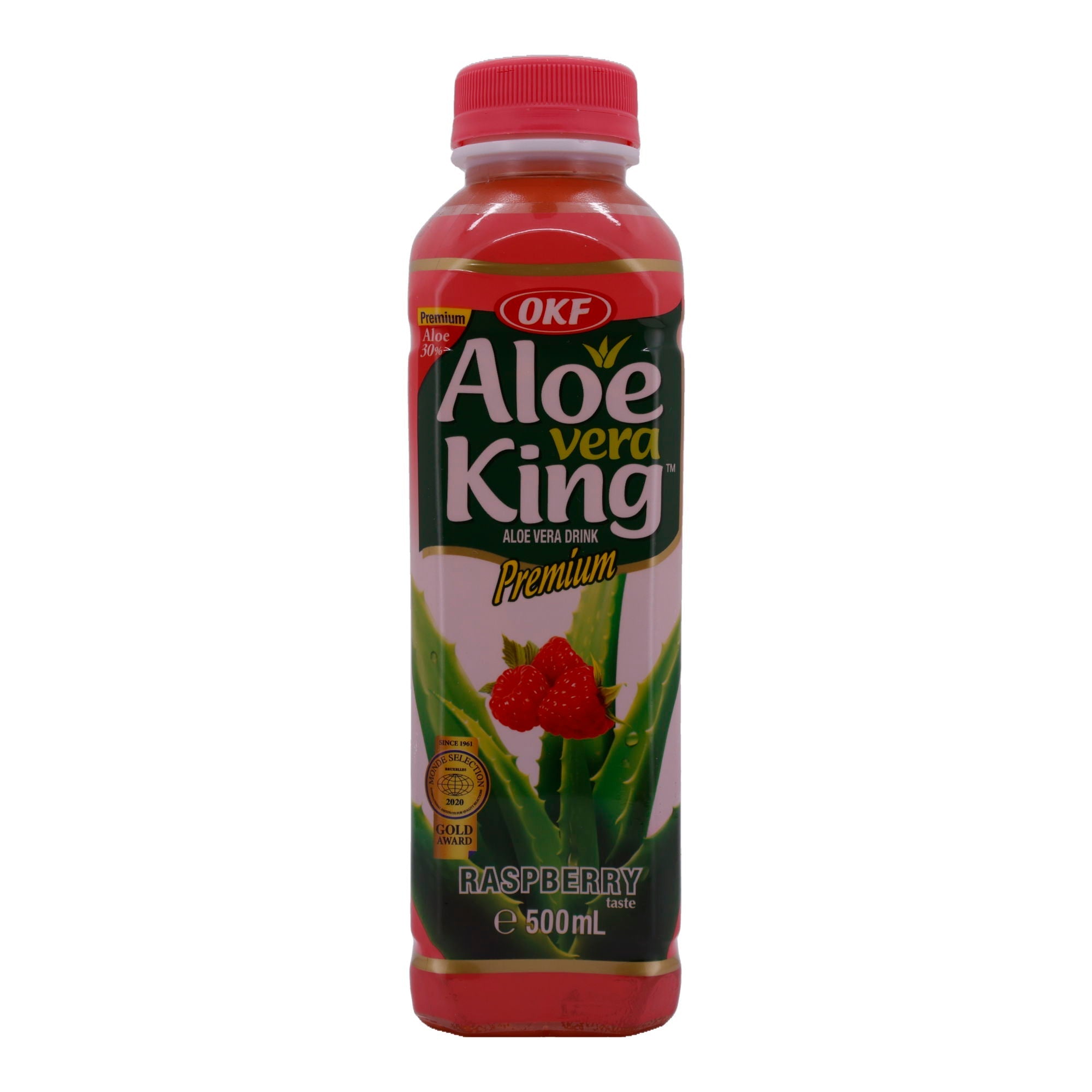 Aloe Vera Drink OKF Aloe Vera King | Getränk | Mit Himbeer Geschmack | 500 ml - Taste Your World